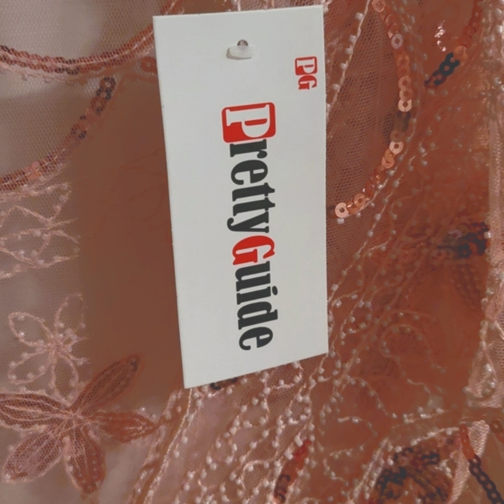 New Pretty Guide Sequined Shaw - Picture 7 of 7